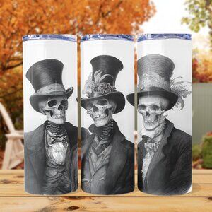 Victorian Skeleton Tumbler